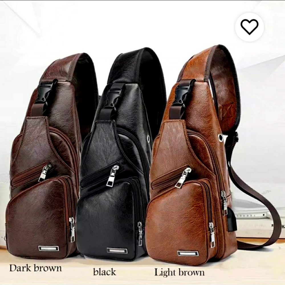 Men's Chest Sling Bag, 3 Colors to Choose from